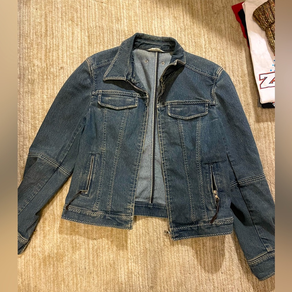 Elie Tahari Jean Jacket